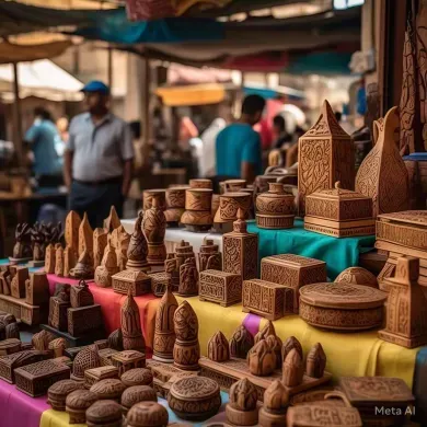 Keunikan Kerajinan Kayu di Bazar Jakarta 2025